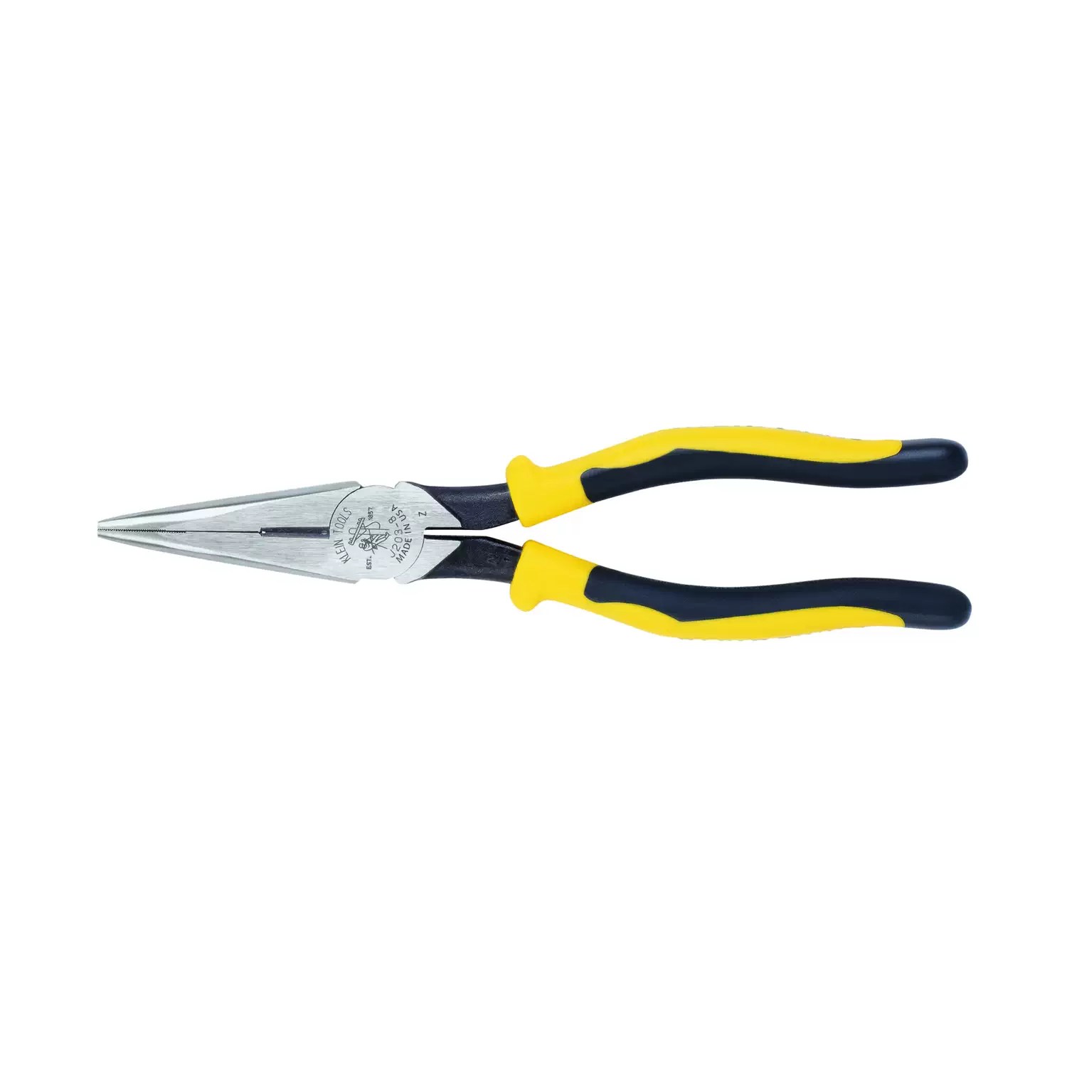 Klein Tools J203-8 8" Needle Nose Side Cutting Pliers