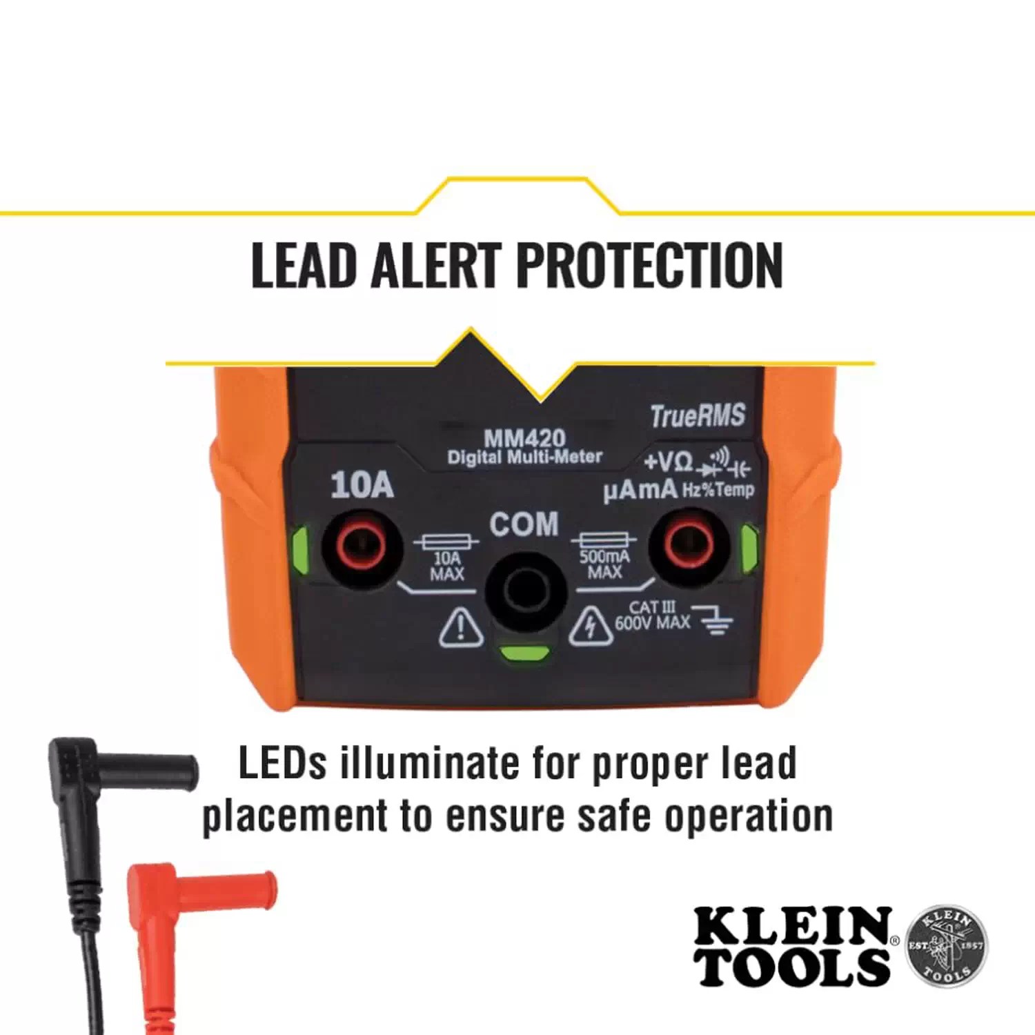 Klein MM420 600V AC/DC Auto-Ranging Digital Multimeter