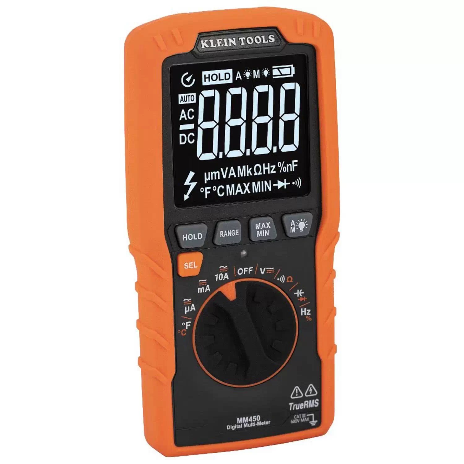 Klein MM450 600V AC/DC Auto-Ranging Slim Digital Multimeter