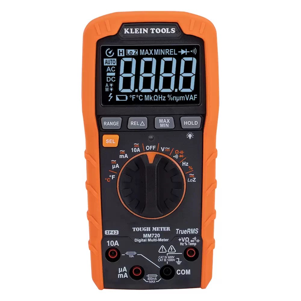 Klein MM720 1000V AC/DC TRMS Auto-Ranging Digital Multimeter