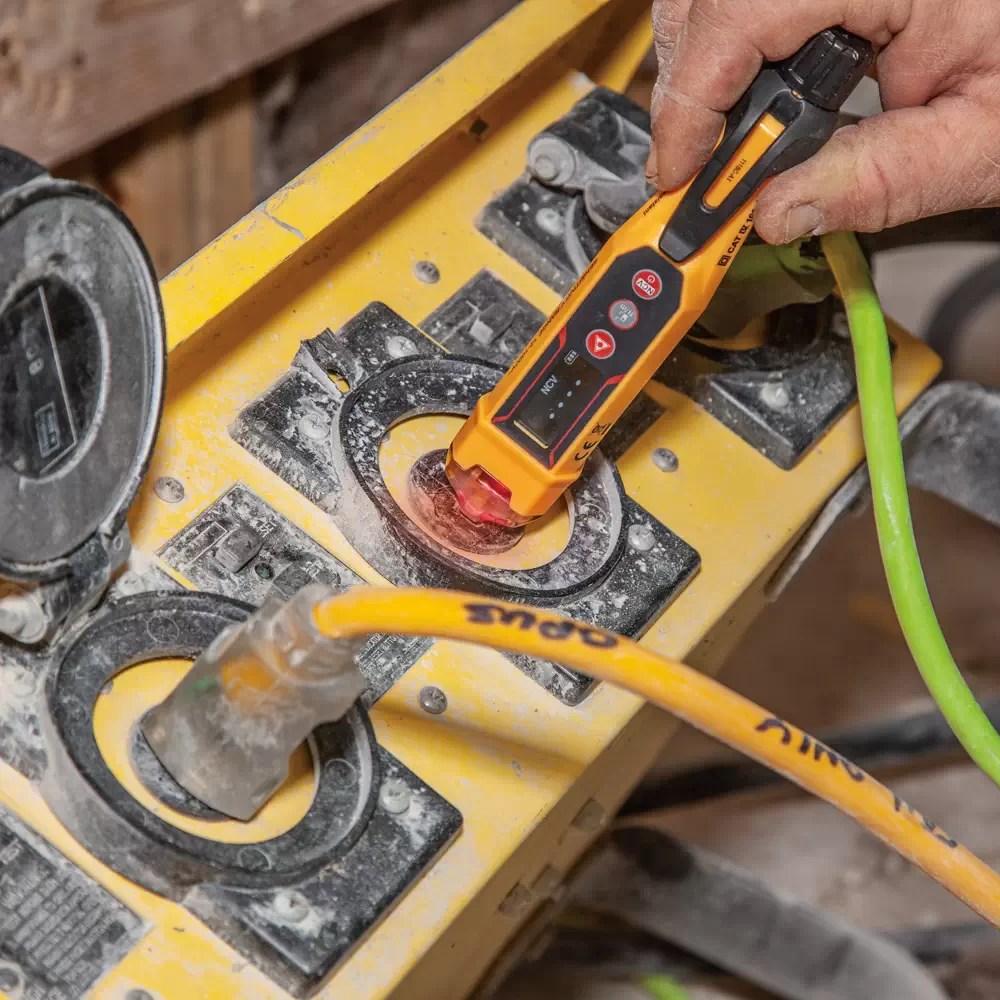 Klein NCVT-6 12-1000V AC Non-Contact Voltage Tester, with Laser Distance Meter