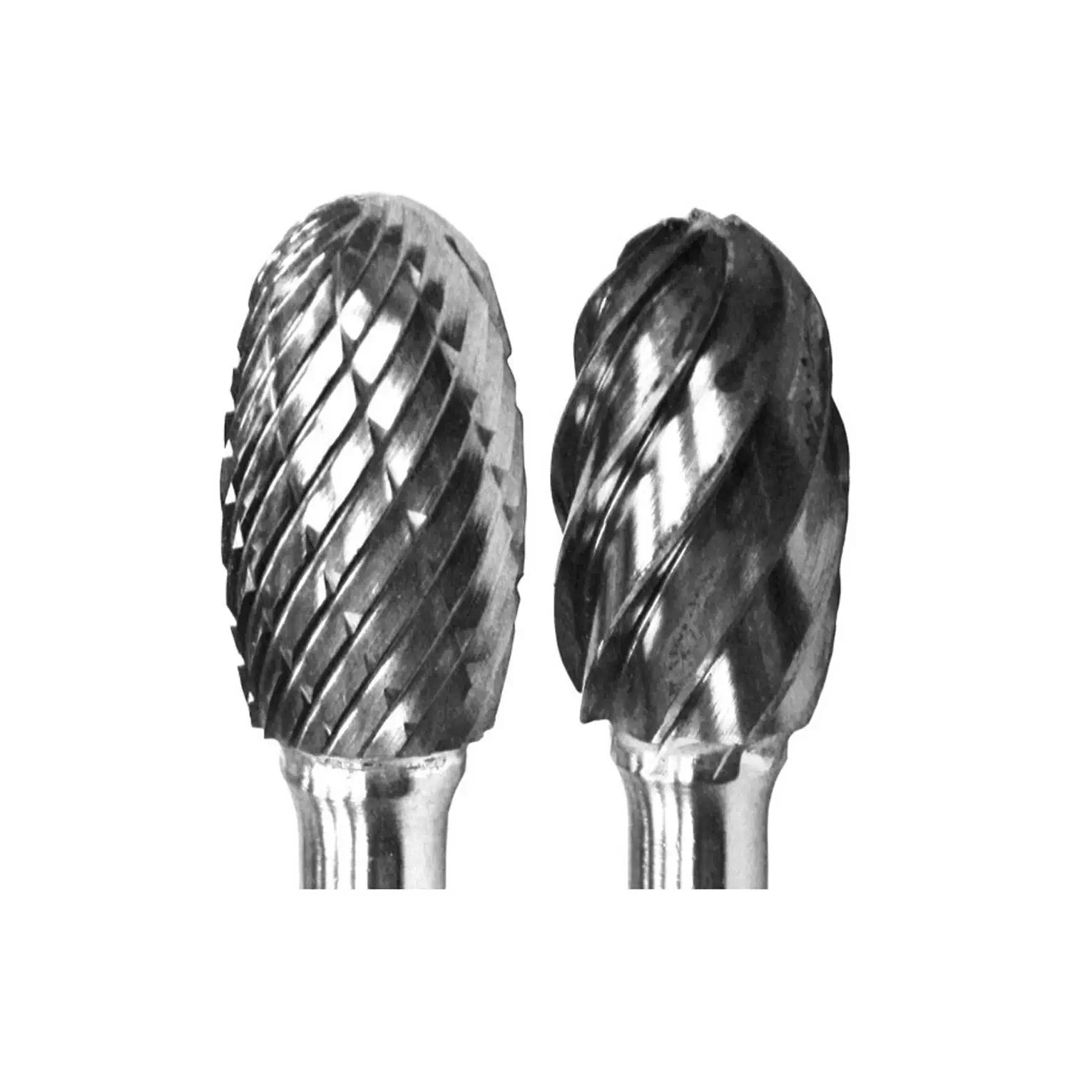 Platinum TO-9148 SE-3 AL 3/8″ Single Cut Aluminum Carbide Burr With 1/4″ Shank, 66,000 max rpm