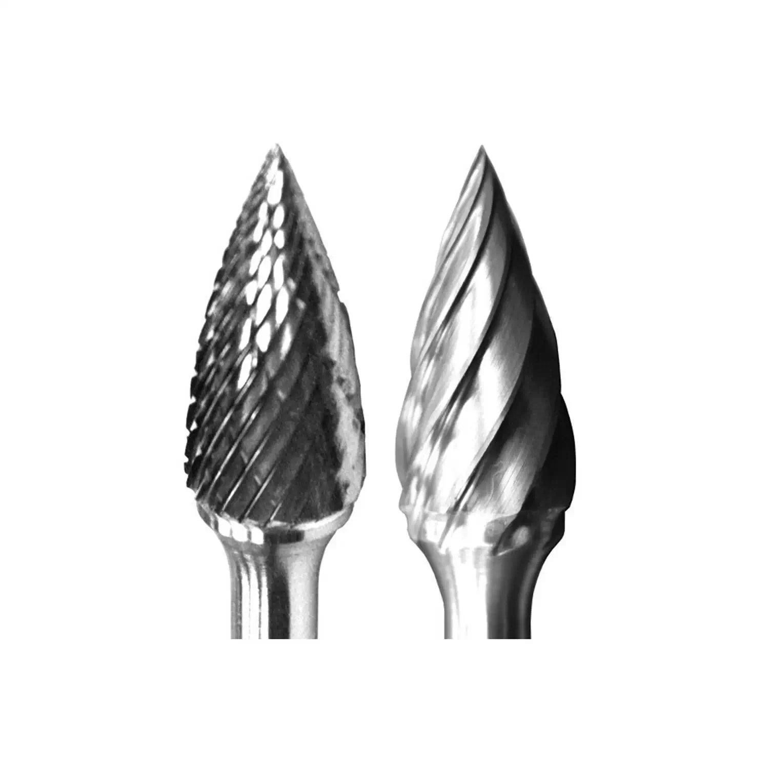 Platinum TO-9164 SG-3 AL 3/8" Single Cut Aluminum Carbide Burr With 1/4″ Shank, 66,000 max rpm