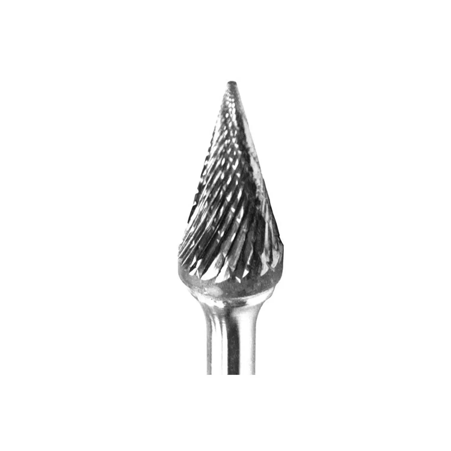 Platinum TO-9183 SM-3 DC 1/4″ Double Cut Carbide Burr With 1/4″ Shank, 70,000 max rpm