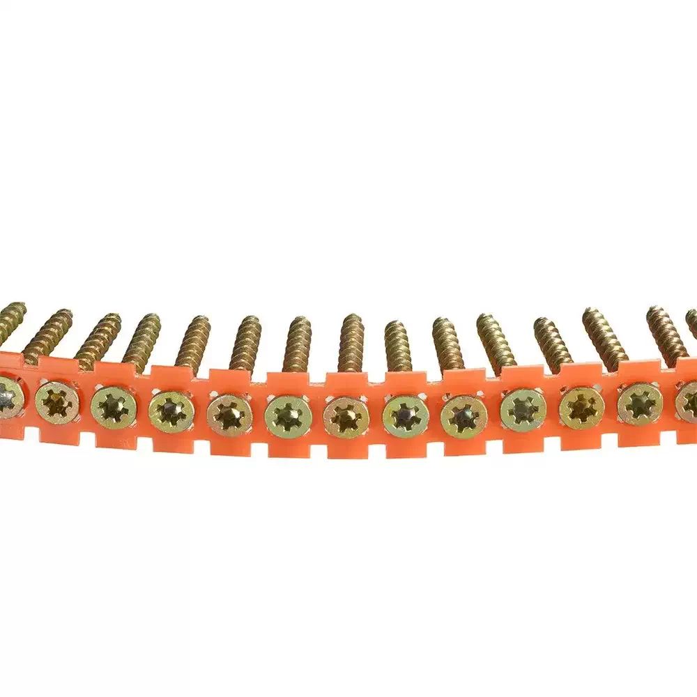 Prime Fasteners WCYZ8300 Box #8 x 3" PAM Subfloor Yellow Zinc Screws