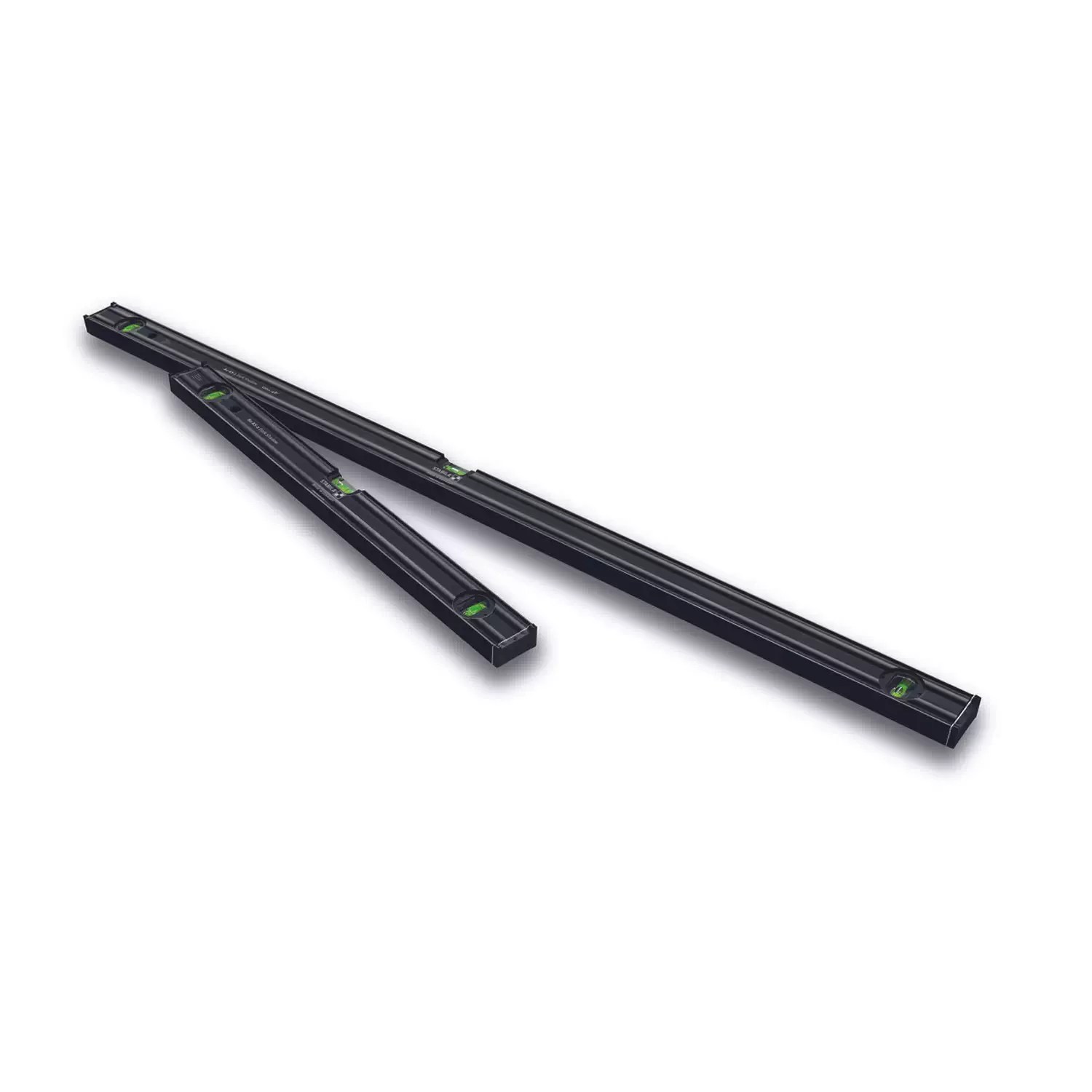 STABILA 29300 Dark Shadow 80AS-2 Spirit level Set, 48" & 24" Levels