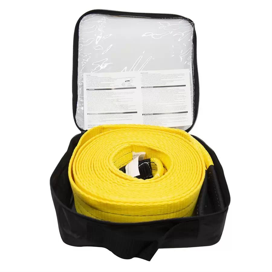 Stinson Cargo 406472 3" x 30' Heavy Duty Recovery Towing Strap with 9,000 LBS Towing Capacity