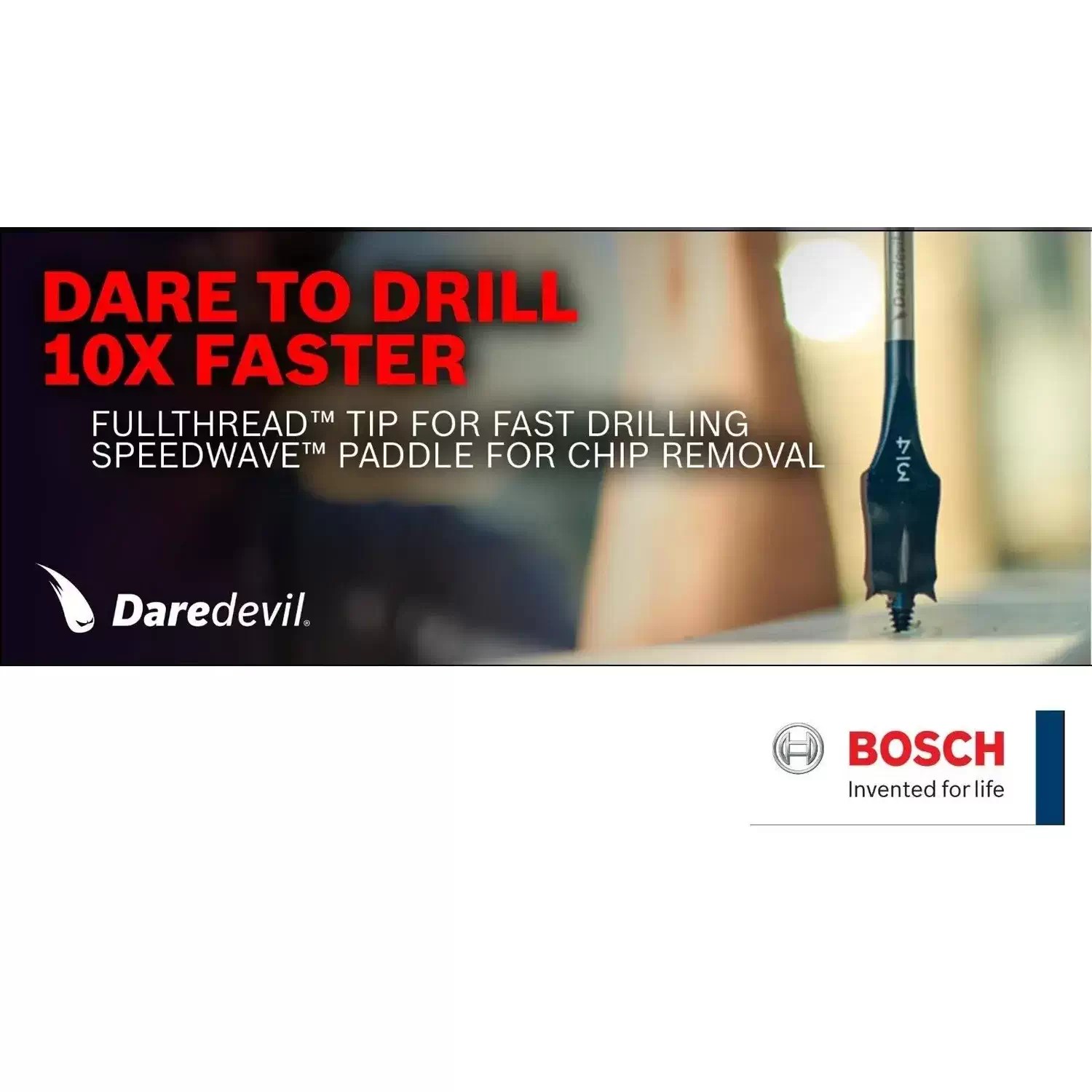 Bosch DSB5010 DareDevil 10Pc Standard Spade Set