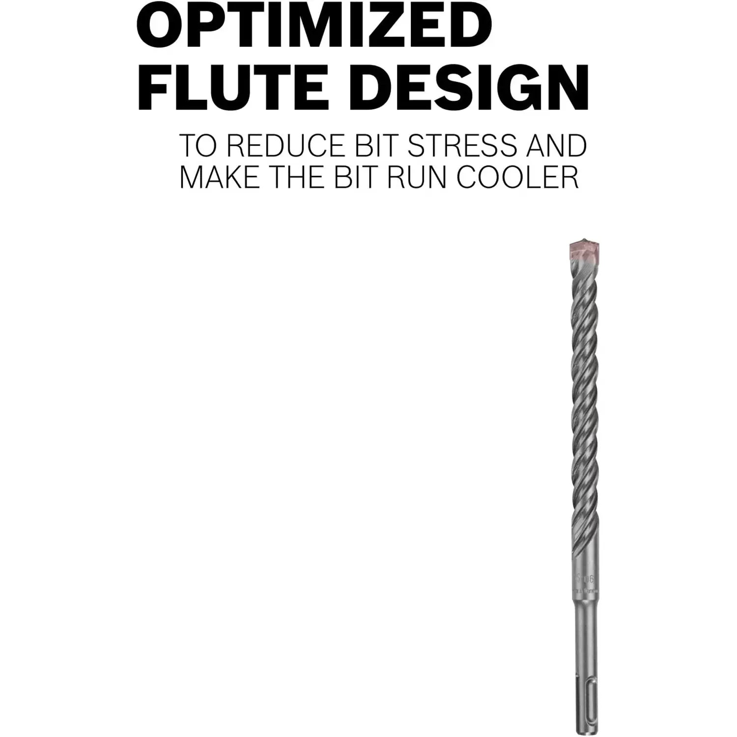 Bosch HC2163 Bulldog 1" X 8" X 10" 4-Flute Carbide SDS Plus Hammer Drill Bit