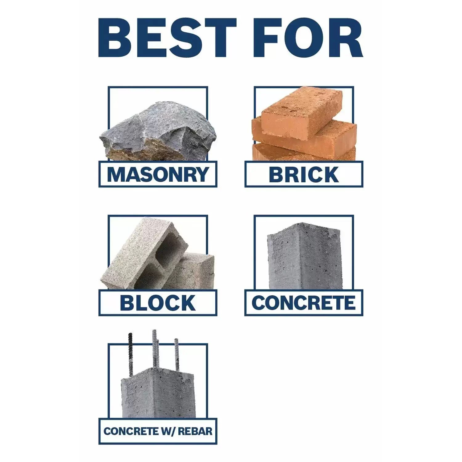 Bosch HCFC2267 1" X 16" X 18" Full Carbide SDS Plus Hammer Drill Bit