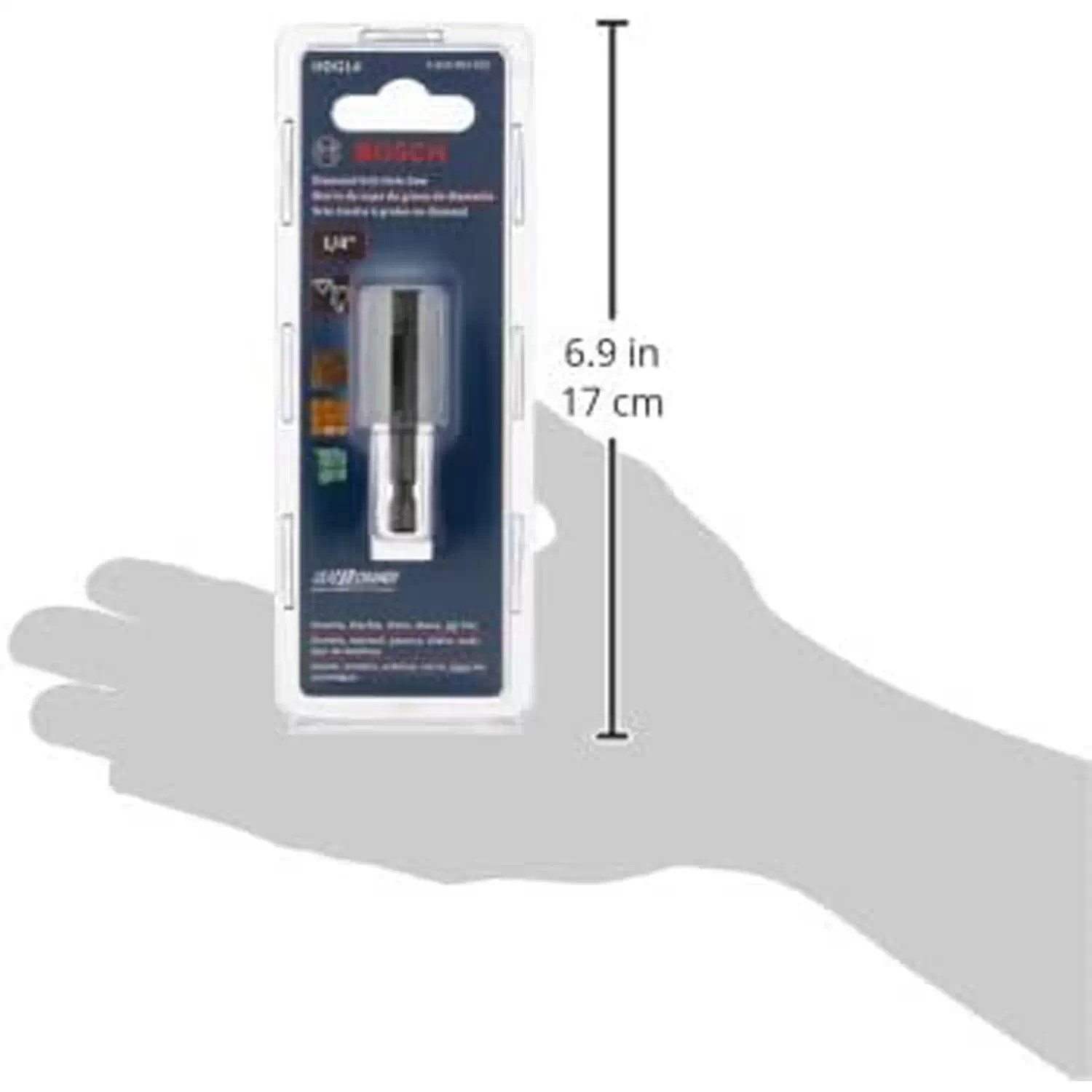 Bosch HDG14 1/4" (6mm) Diamond Grit Hole Saw