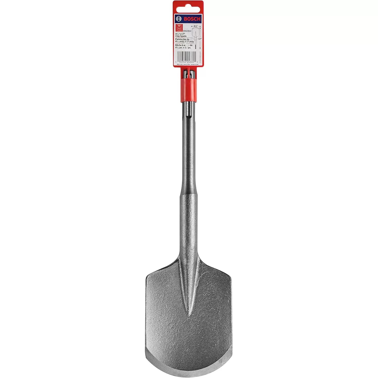 Bosch HS1922 4-1/2" x 17" Clay Spade SDS MAX Shank
