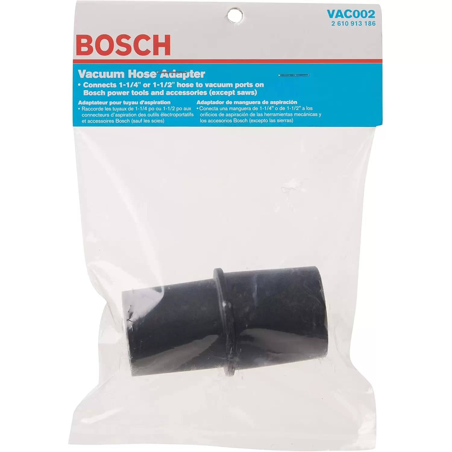 Bosch VAC002 Vacuum Hose Adapter for 1-1/4" & 1-1/2" Hoses