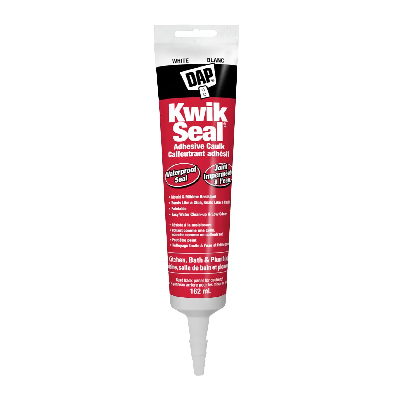 DAP 71023 White 162ML KWIK SEAL Kitchen & Bath Adhesive Caulk