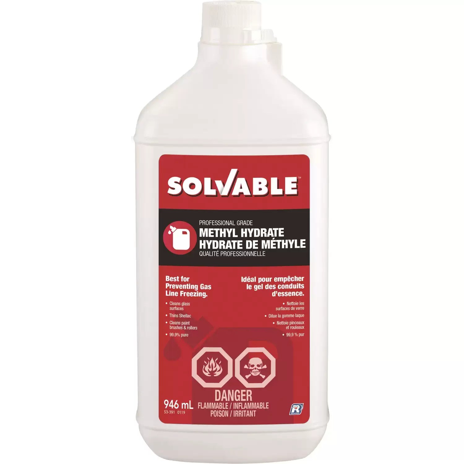 Solvable 53-391 946ML Professional Grade Methyl Hydrate
