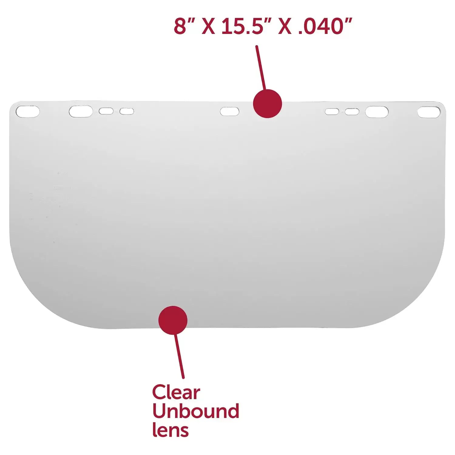 Jackson Safety 30706 F20 Polycarbonate Face Shields