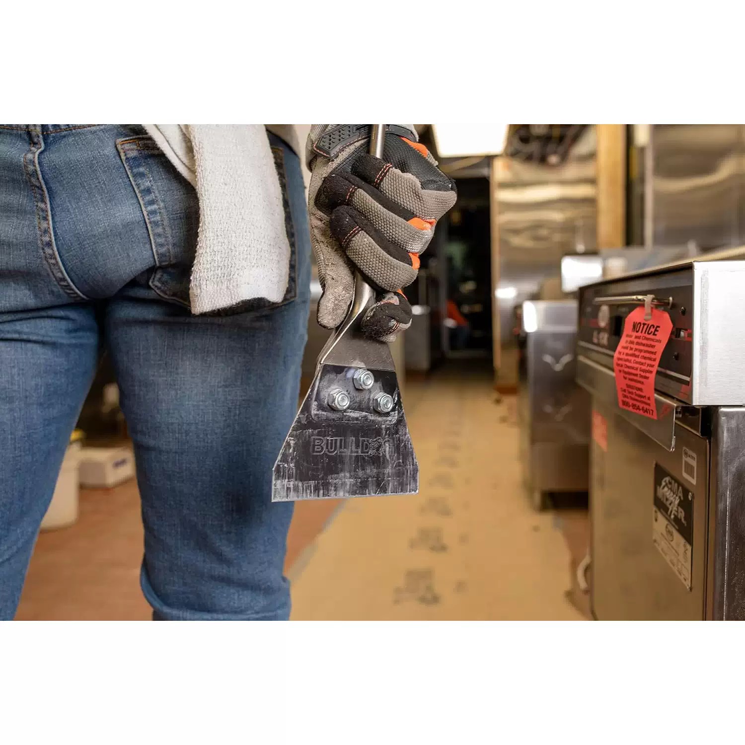 osch HS1418 SDS-PLUS Bulldog 5" X 11" Floor Scraper