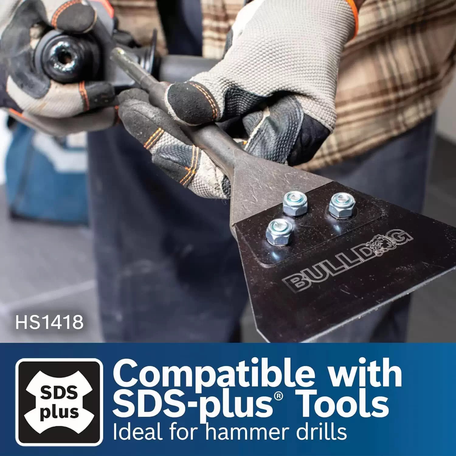 osch HS1418 SDS-PLUS Bulldog 5" X 11" Floor Scraper