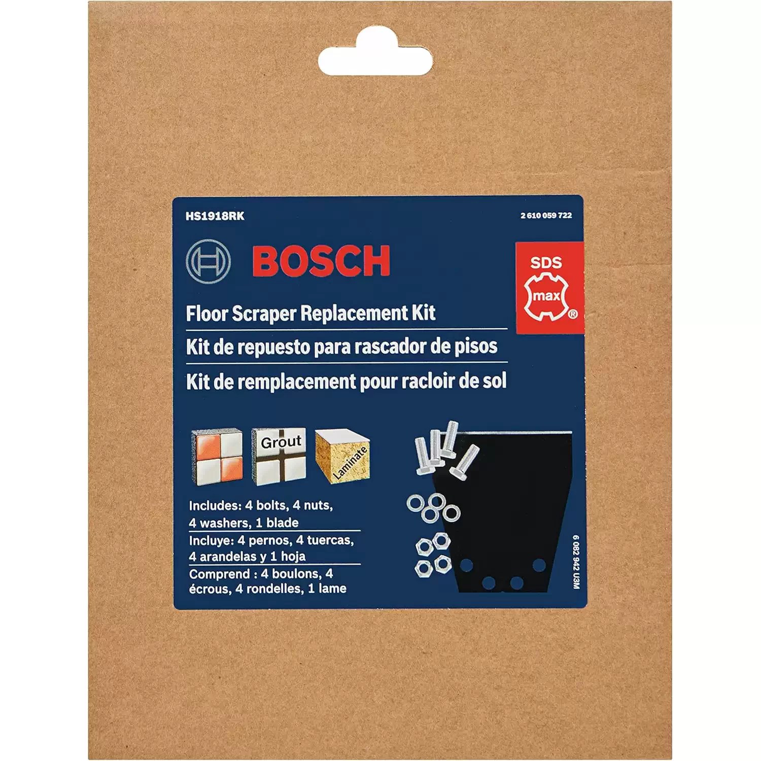 Bosch HS1918RK SDS-Max Floor Scraper Replacement Kit
