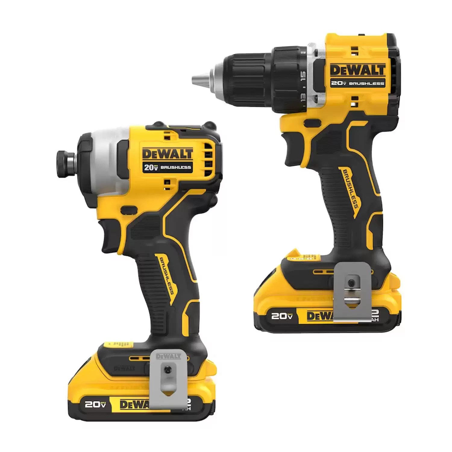 Dewalt DCK225D2 ATOMIC 20V MAX Brushless Compact Drill/Driver & Impact Driver Combo Kit