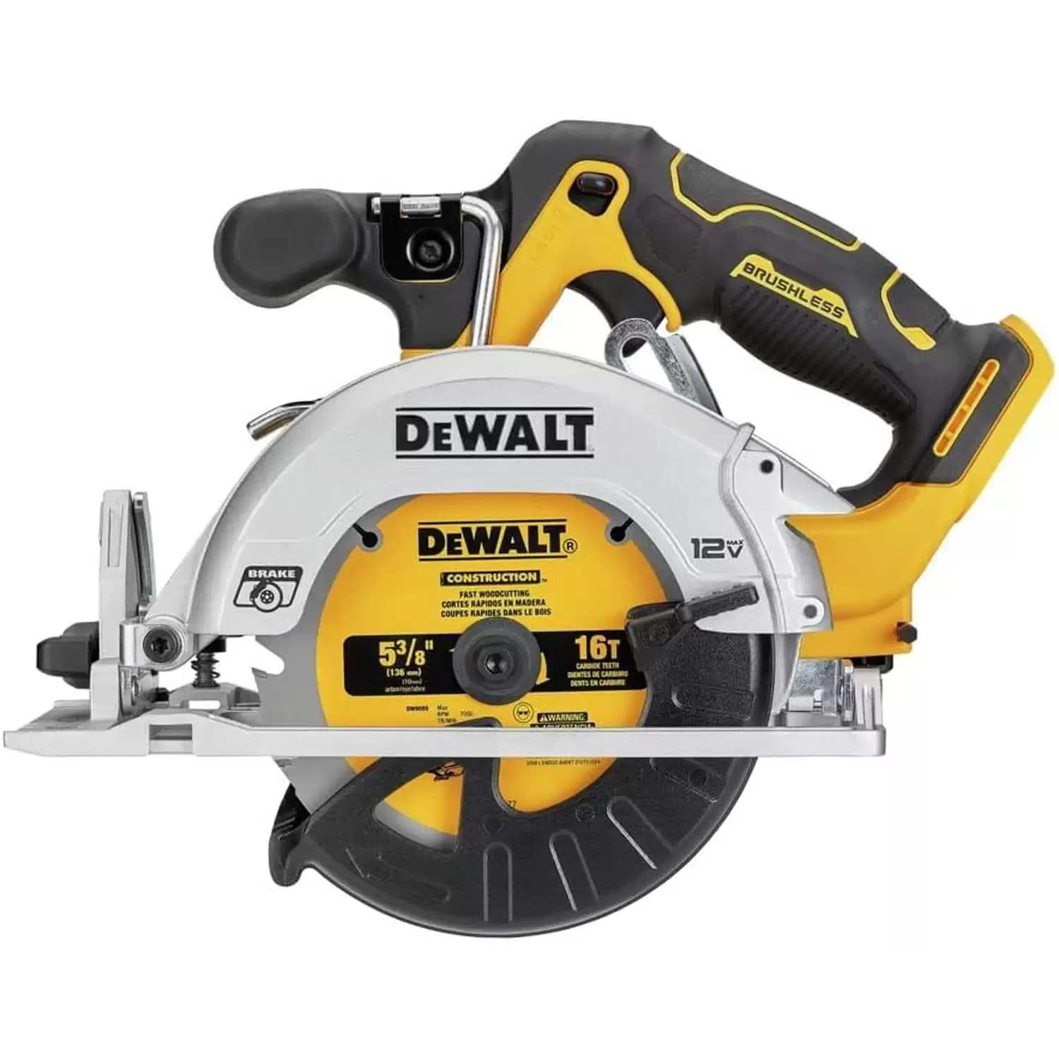 Dewalt DCS512B XTREME 12V MAX 5-3/8" Brushless Cordless Circular Saw - Tool Only