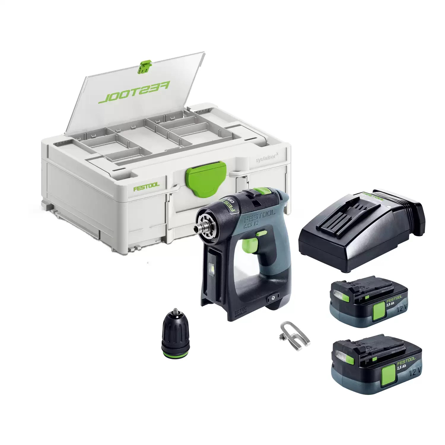 Festool 576868 Compact Cordless Drill Driver CXS 12 2,5-Plus