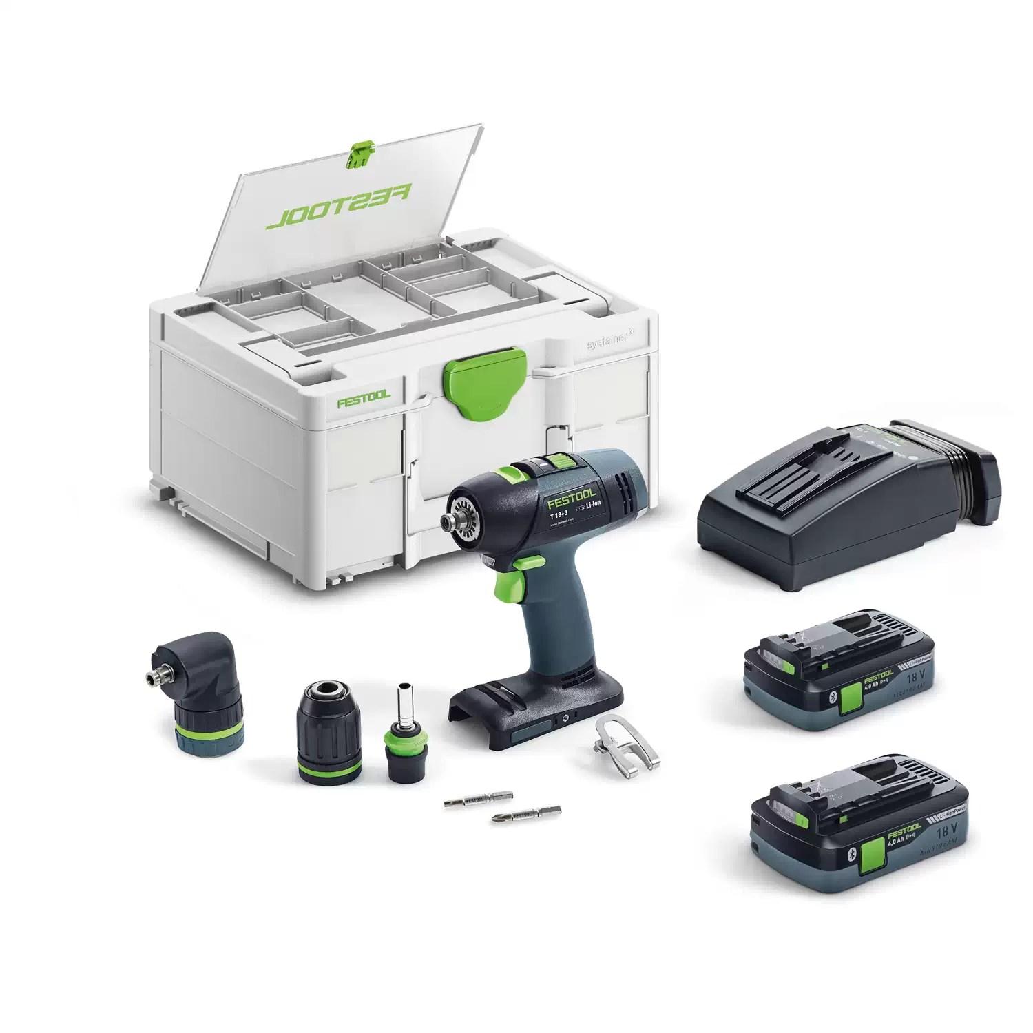 Festool 577608 EC-TEC Brushless Drill T18+3 HPC 4,0 I-Set