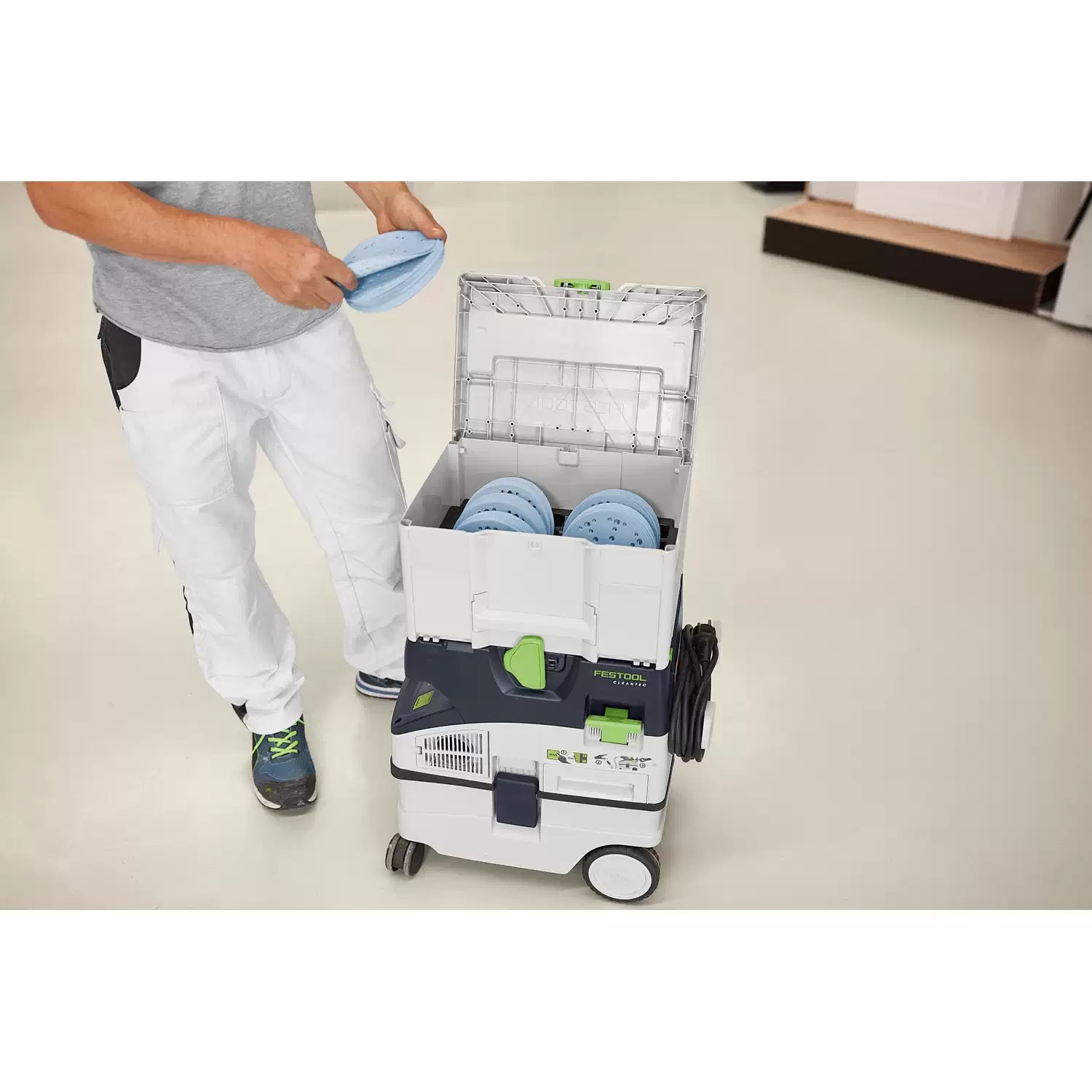 Festool 578192 6" Granat Sanding Disc Systainer Abrasive Set D150 GR SYS