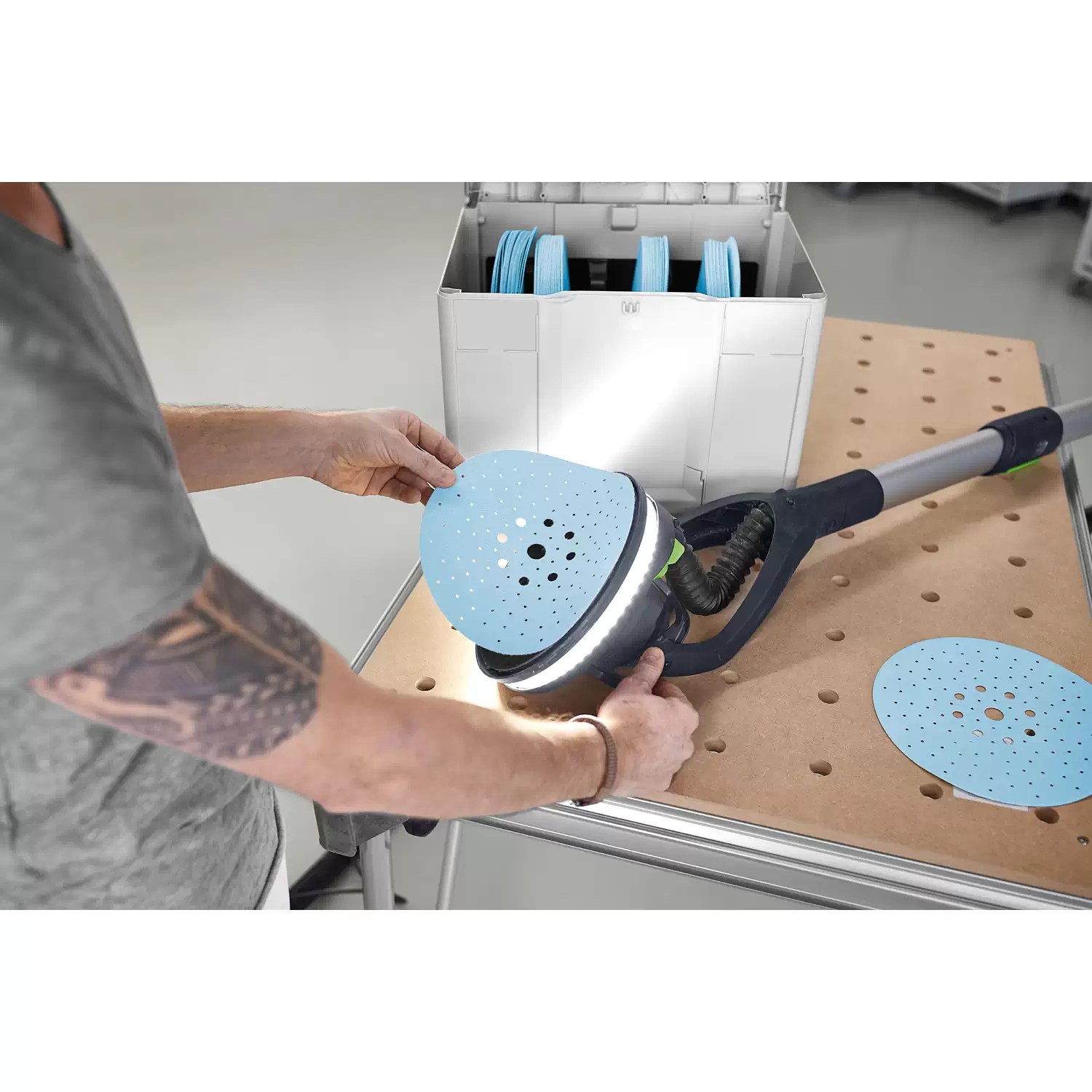 Festool 578281 9" Granat Sanding Disc Systainer Abrasive Set D225 GR SYS