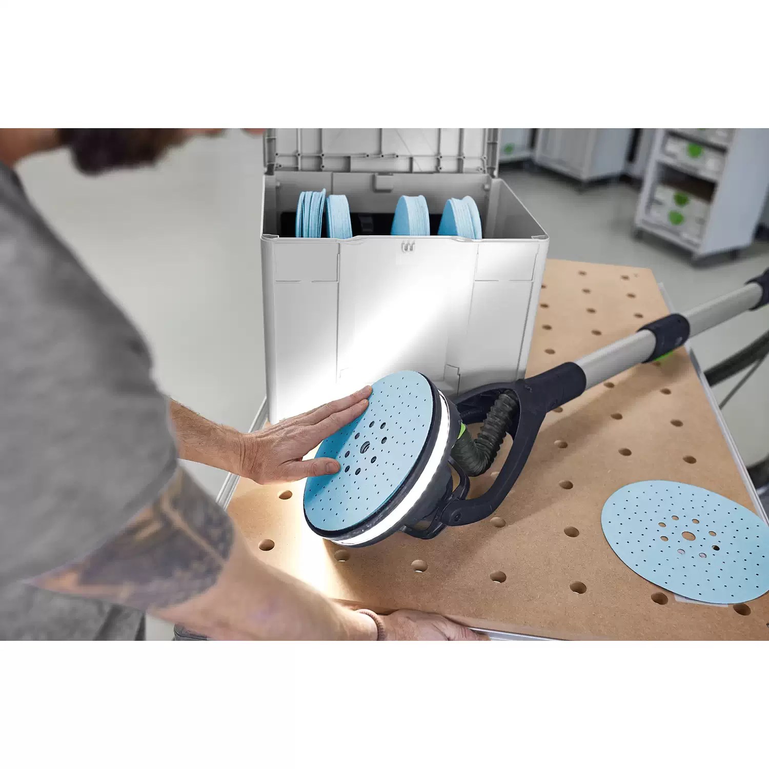 Festool 578281 9" Granat Sanding Disc Systainer Abrasive Set D225 GR SYS