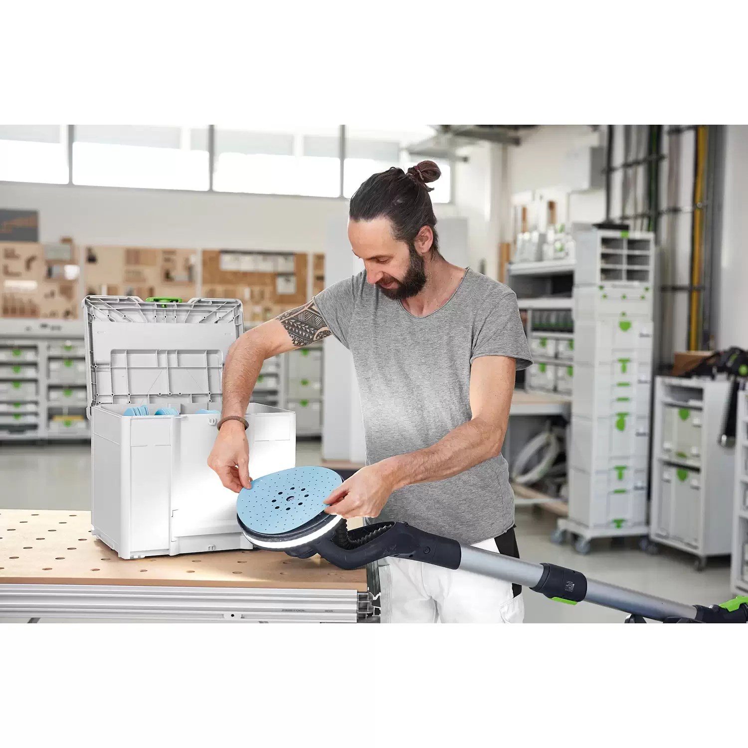 Festool 578281 9" Granat Sanding Disc Systainer Abrasive Set D225 GR SYS