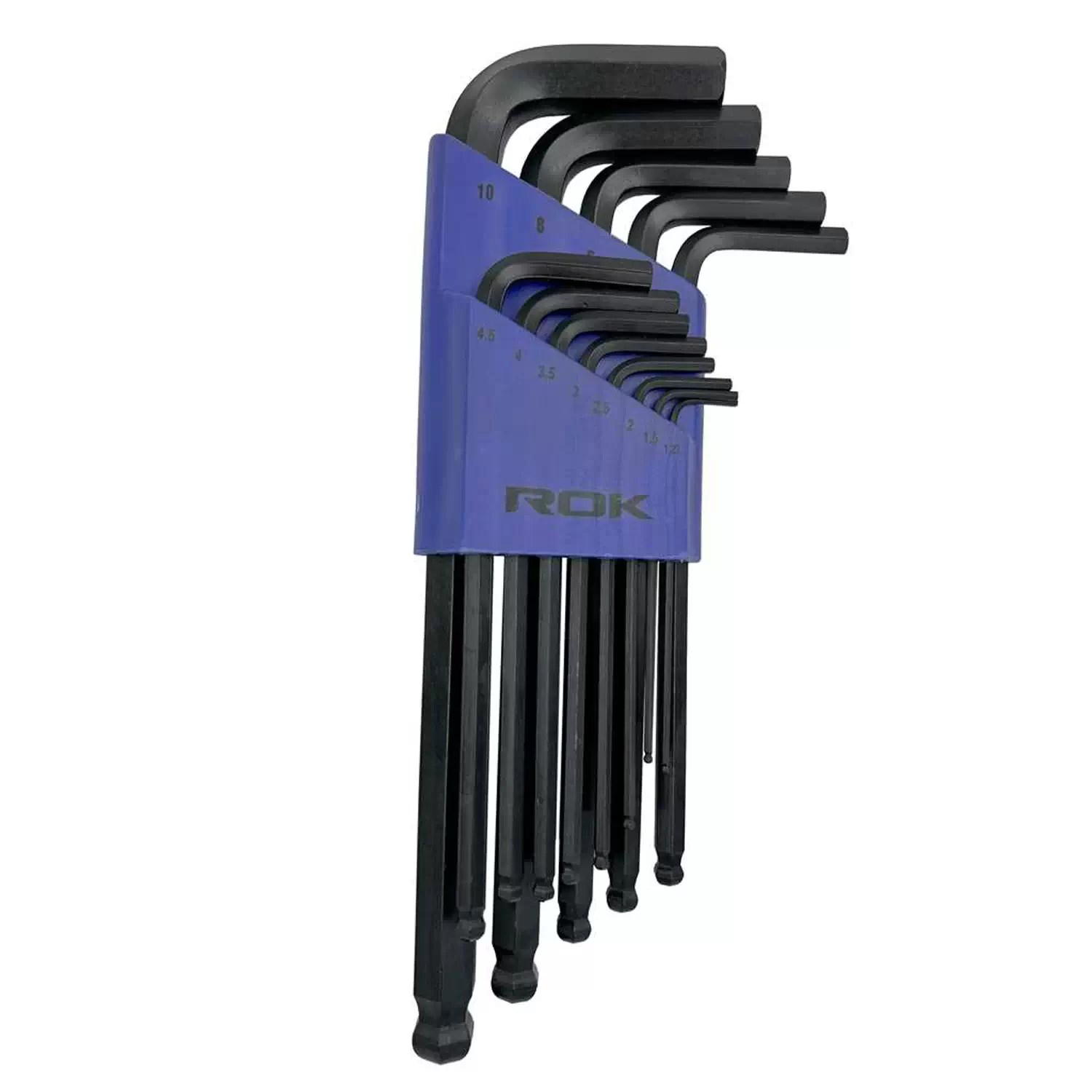 ROK 61012 13PC Metric Long Ball End Hex Key Set