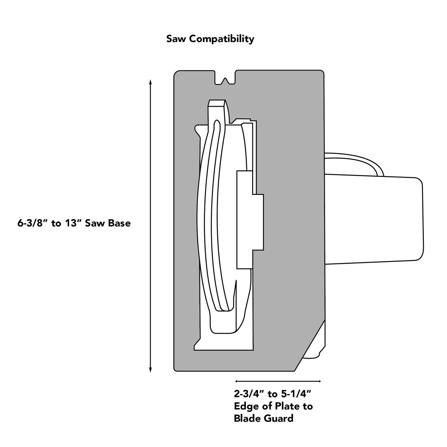 Milescraft 1409 Universal TrackSawGide Circular Saw Attachment