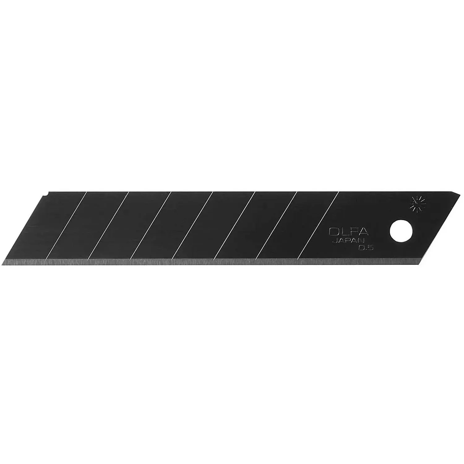 OLFA LBB-10 25mm Extra Heavy-Duty Ultra-Sharp Black Snap Off Replacement Blades