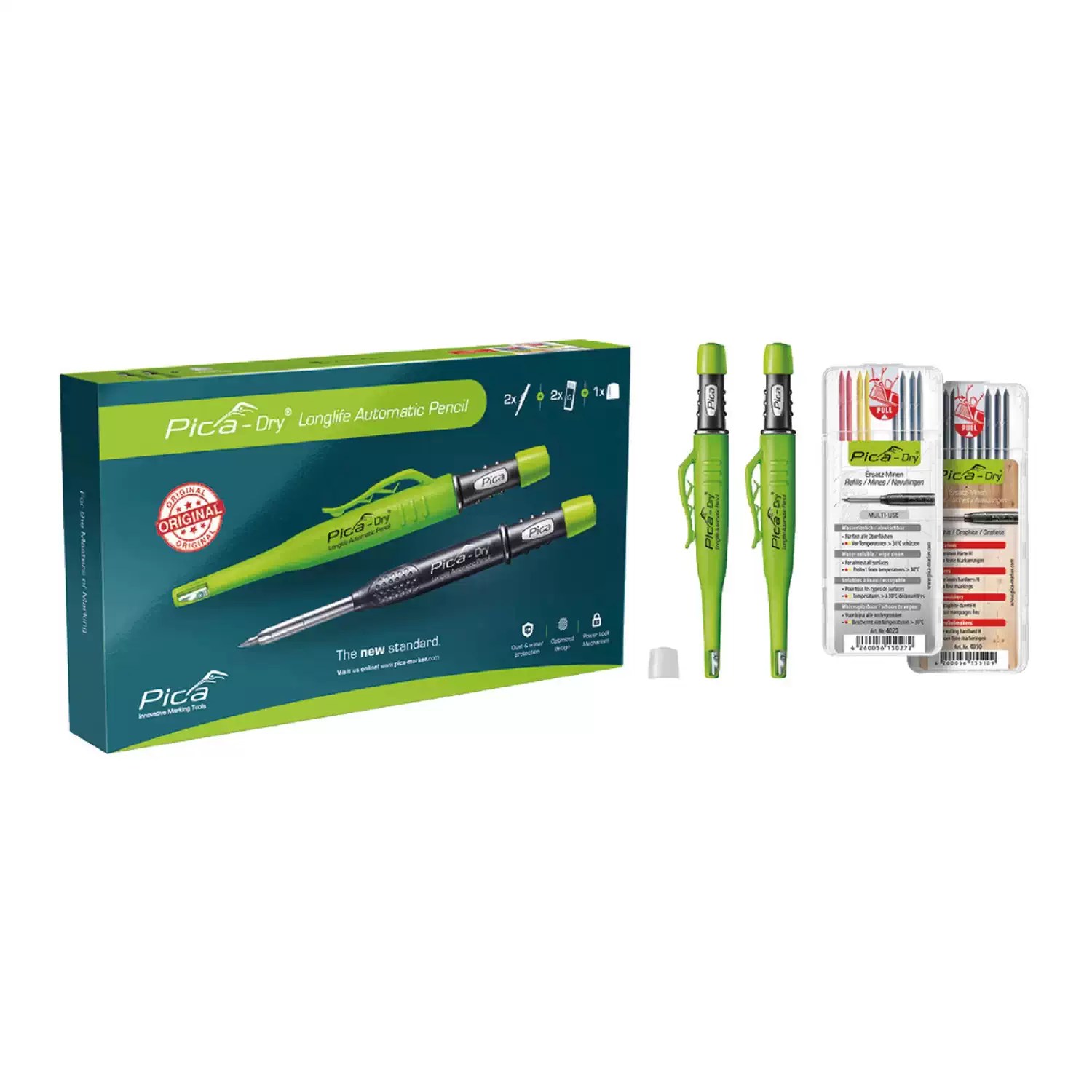 Pica-Marker 3097 Dry Value Pack With Refill Sets