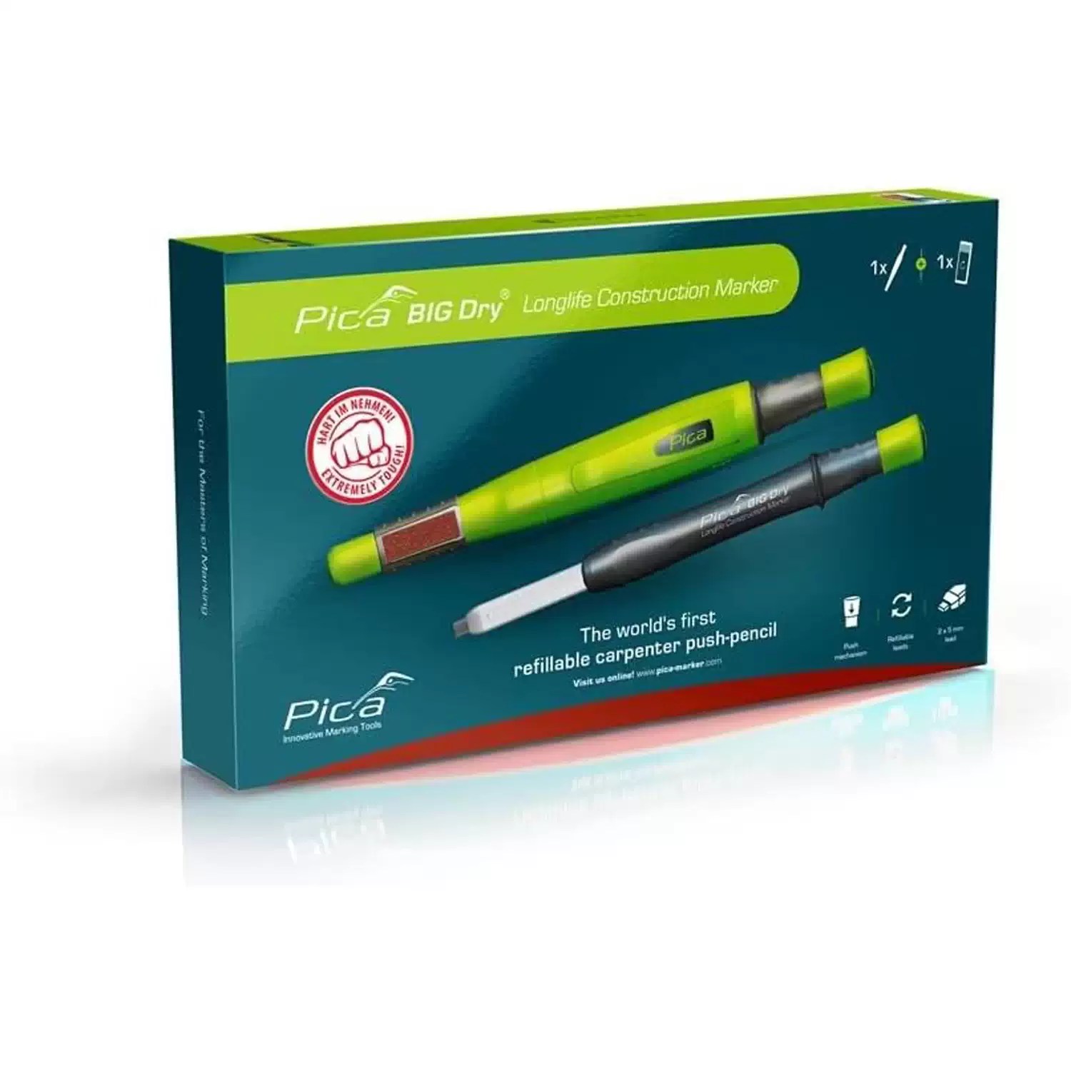 Pica-Marker 6095 Big Dry Value Pack Long-life Mechanical Carpenter's Pencil Set