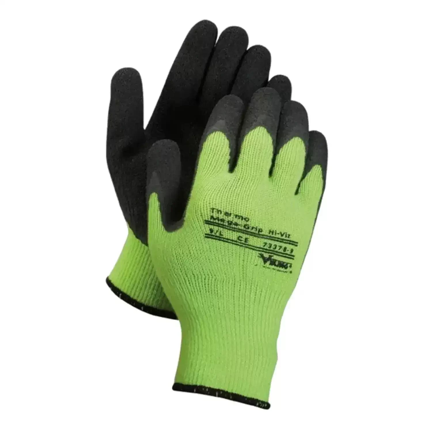 Viking Wear 733789 Large (L) Cotton Gloves with Textured Rubber Grip