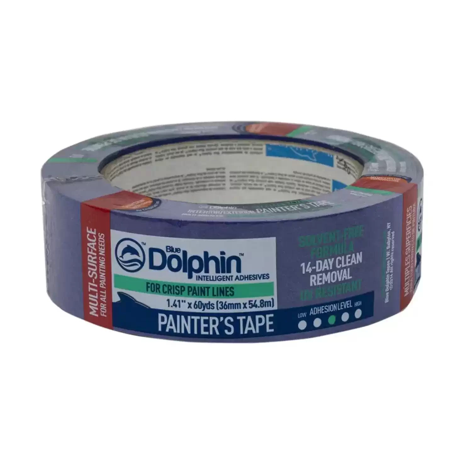 Pintar ‎TPBDT-0150 Blue Dolphin 36mm x 55m Blue Painters Tape