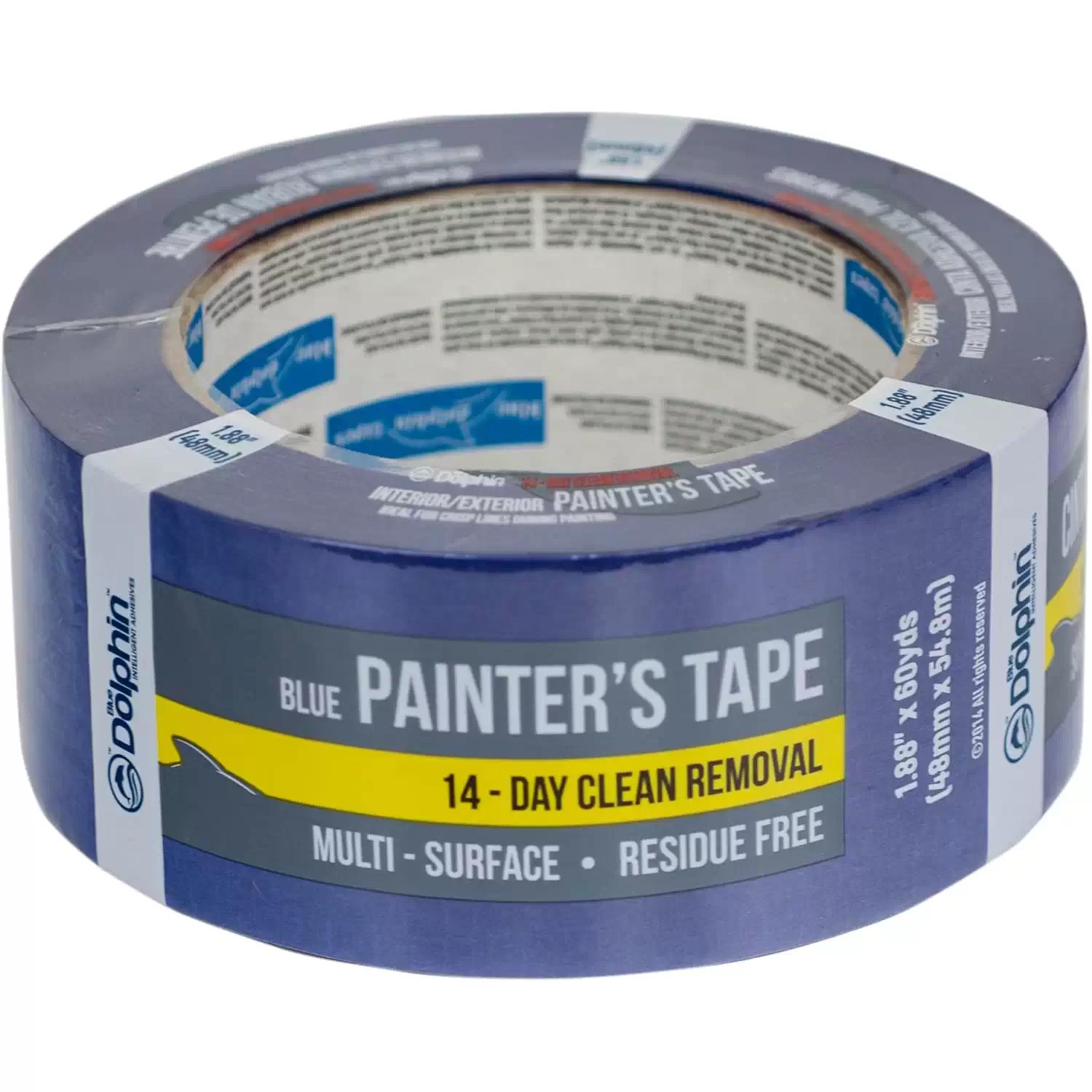 Pintar ‎TPBDT-0200 Blue Dolphin 48mm x 55m Blue Painters Tape