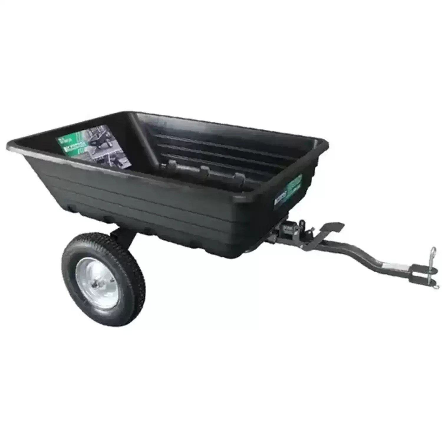 Braber Equipment TCP600 600 lb 7cu/ft Tow-Behind Poly Dump Cart