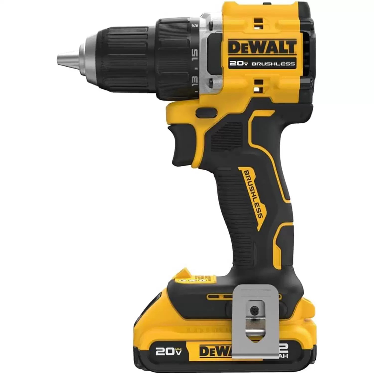 Dewalt DCD794D1 20V MAX Atomic Cordless Brushless Compact Drill/Driver (2) 2AH Kit