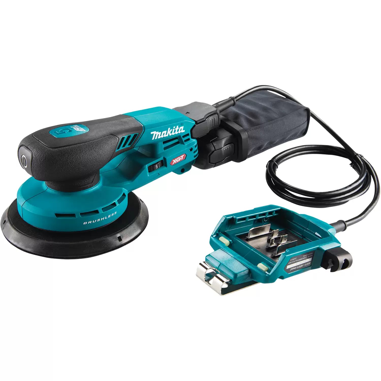 Makita BO003CGZ 40Vmax XGT Brushless 5" Random Orbit Sander w/AWS - Tool Only