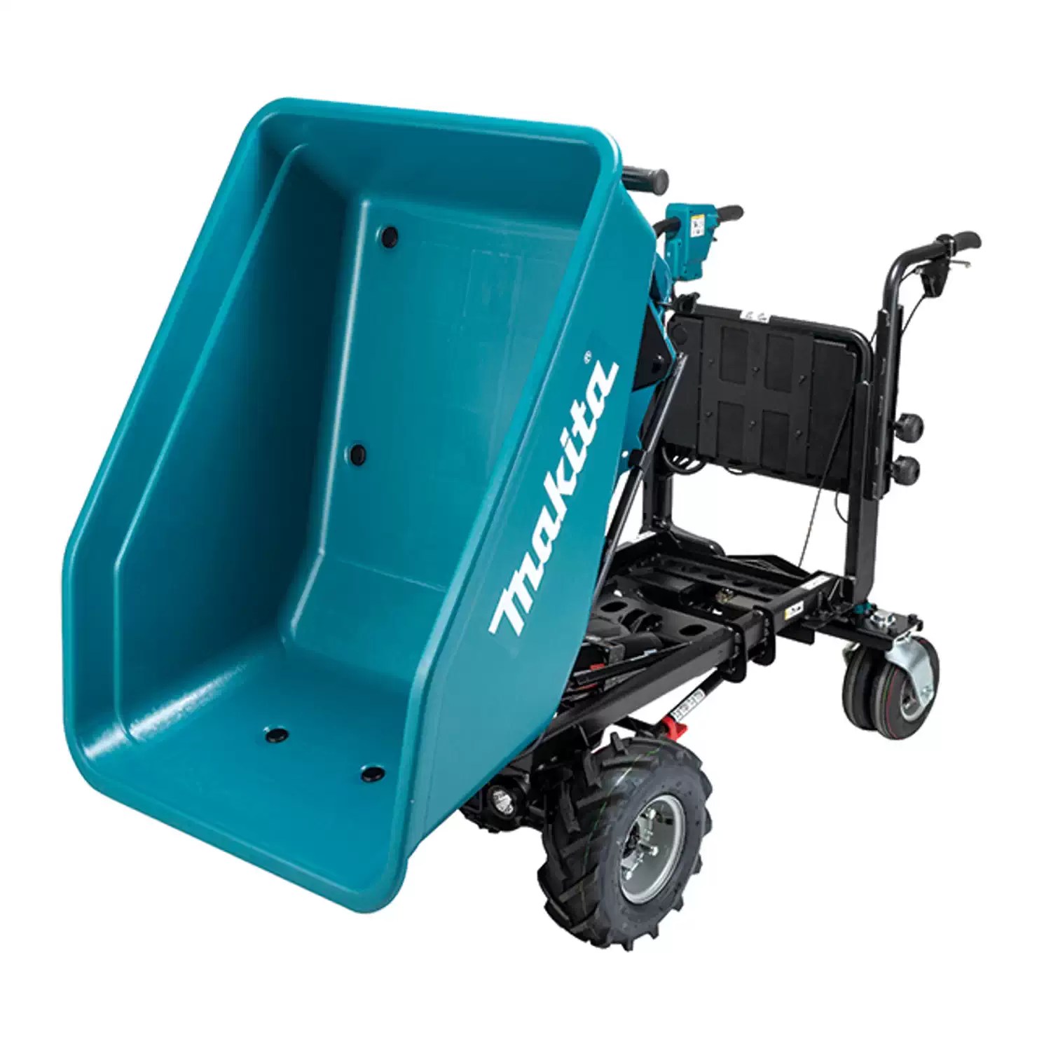 Makita DCU602Z 36V(18Vx2) LXT Brushless Material Mover w/XL Bucket, Electric Dump - Tool Only
