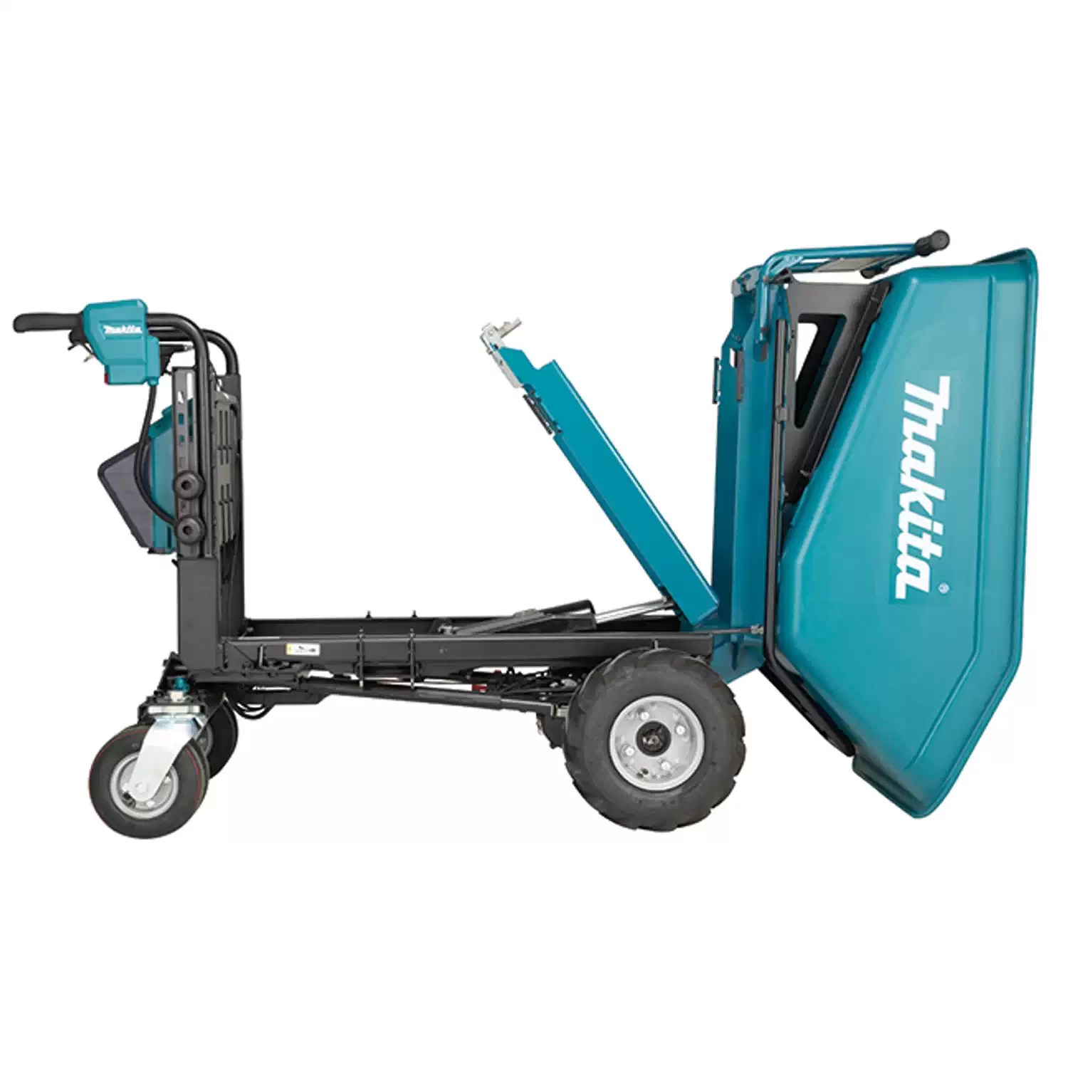 Makita DCU602Z 36V(18Vx2) LXT Brushless Material Mover w/XL Bucket, Electric Dump - Tool Only