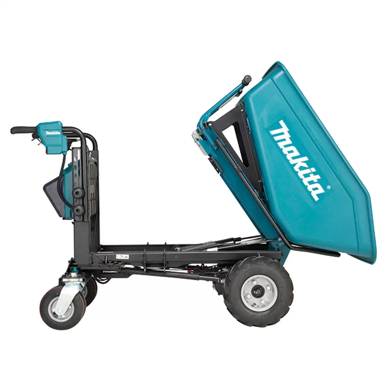 Makita DCU602Z 36V(18Vx2) LXT Brushless Material Mover w/XL Bucket, Electric Dump - Tool Only