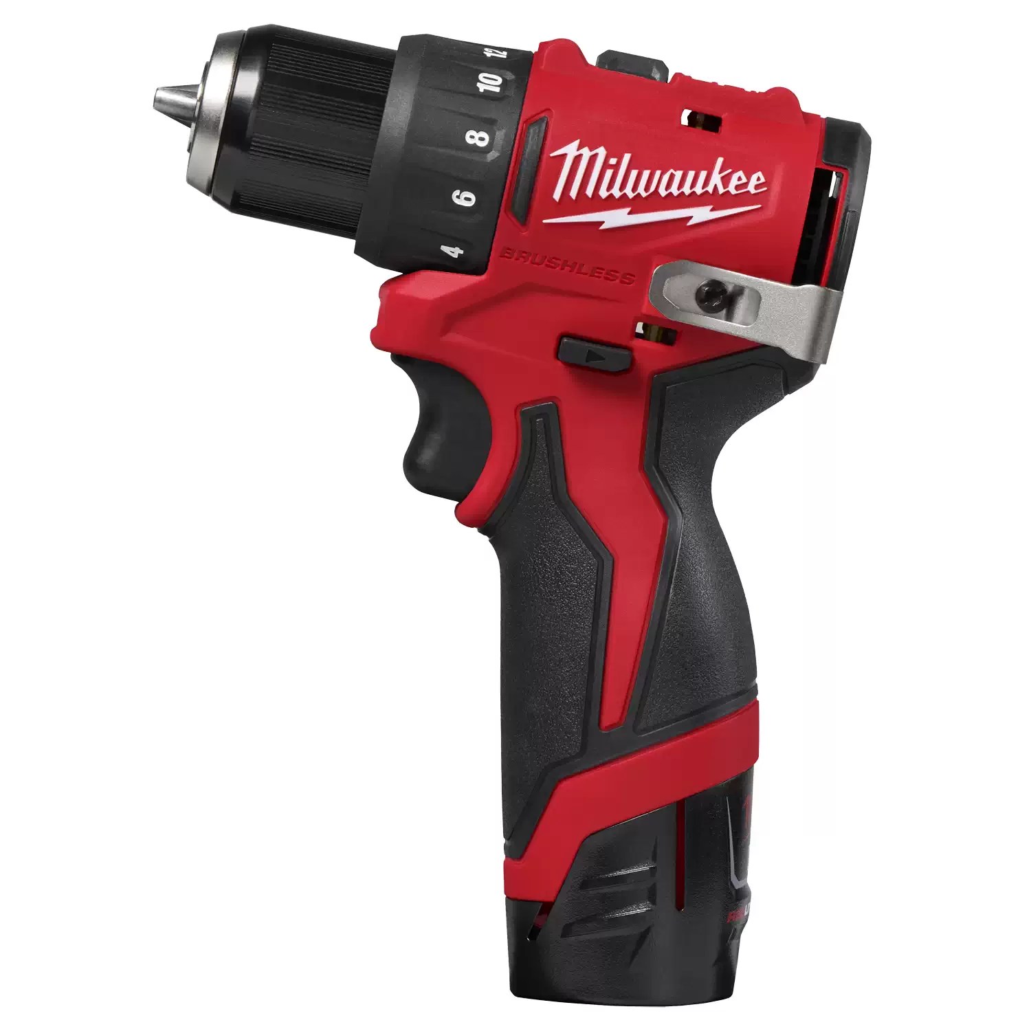 Milwaukee 3401-22 M12 Subcompact Brushless 3/8" Drill Driver (2) 2AH Kit