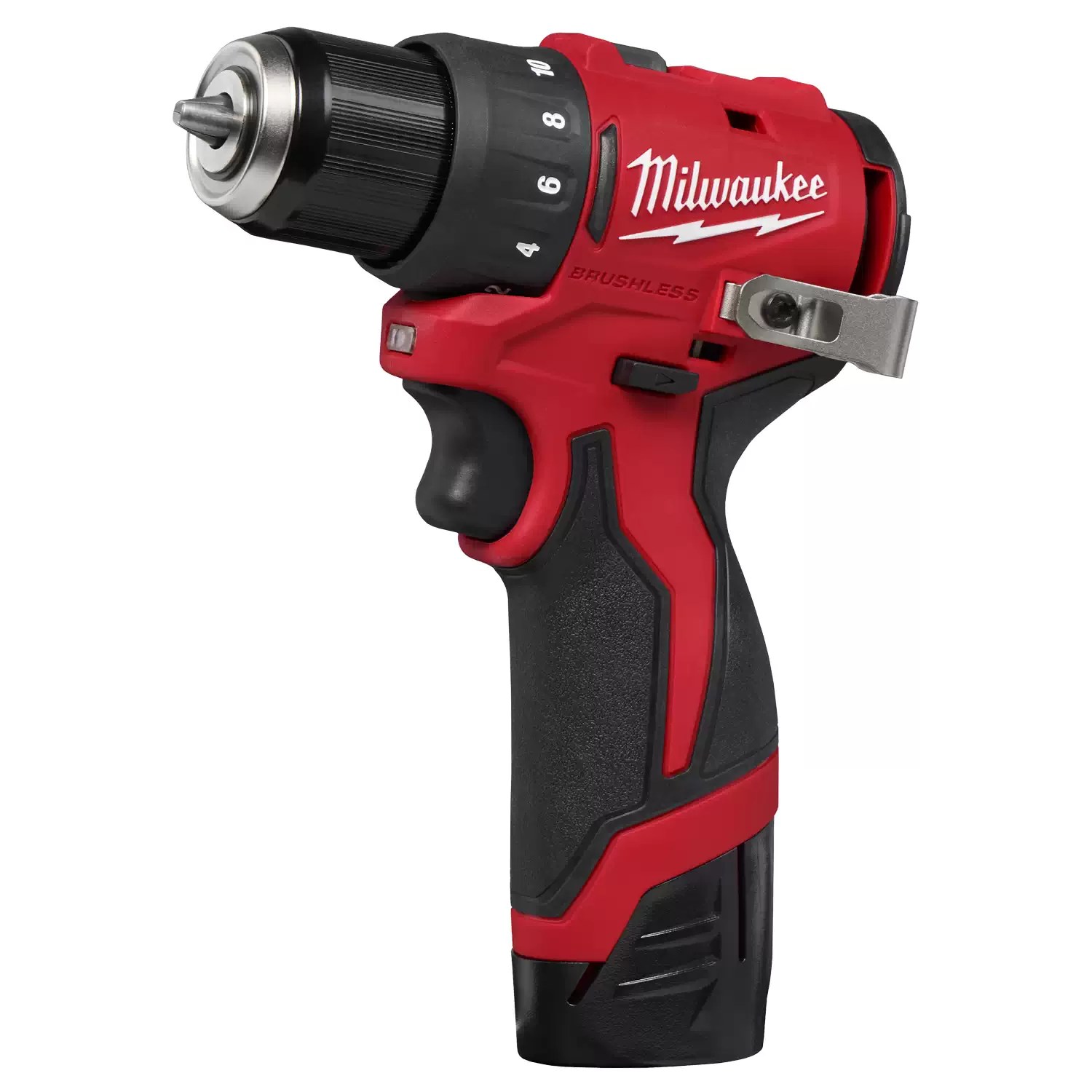 Milwaukee 3401-22 M12 Subcompact Brushless 3/8" Drill Driver (2) 2AH Kit