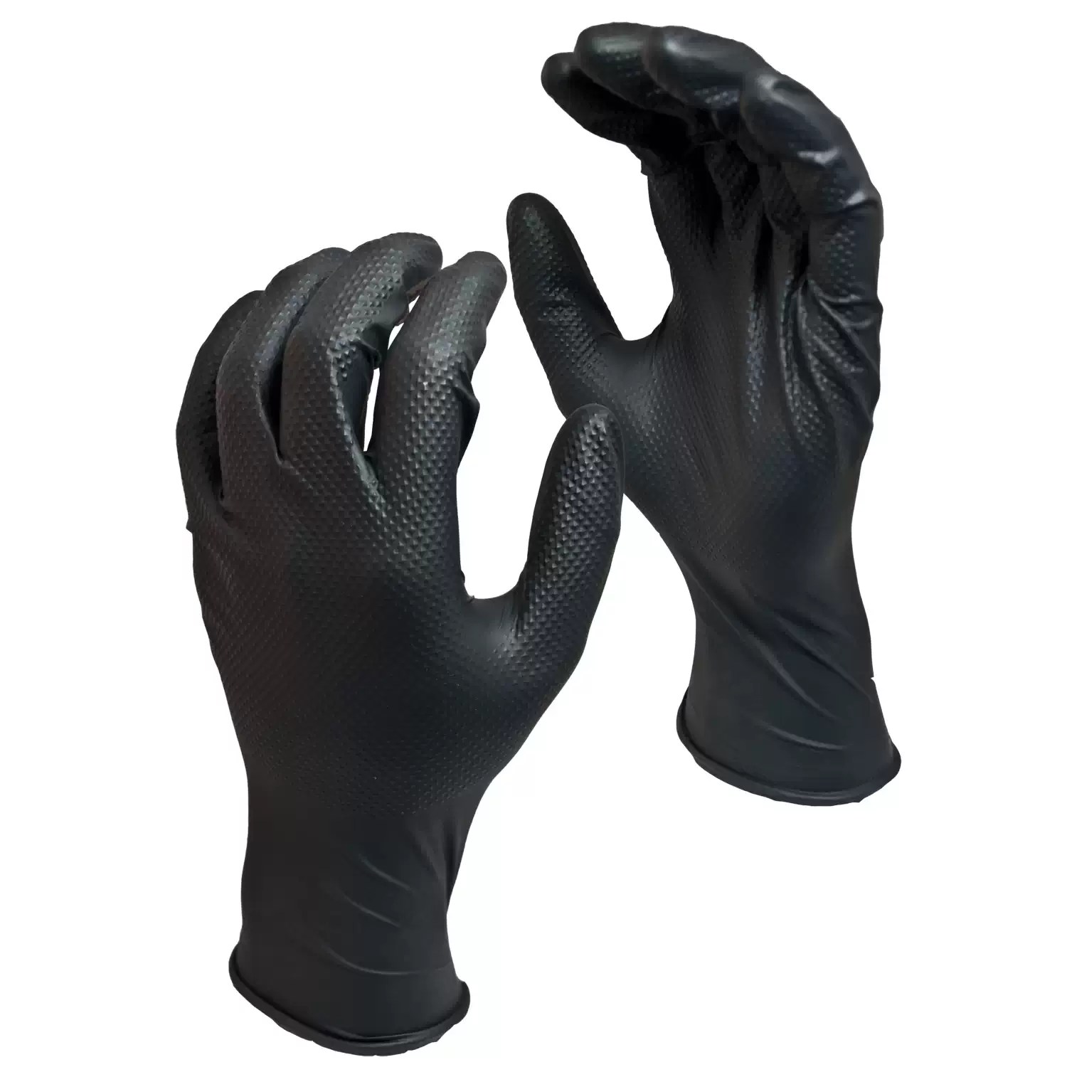 Watson 5558PFM 8Mil Medium Green Monkey Disposable Nitrile Gloves - Box of 50
