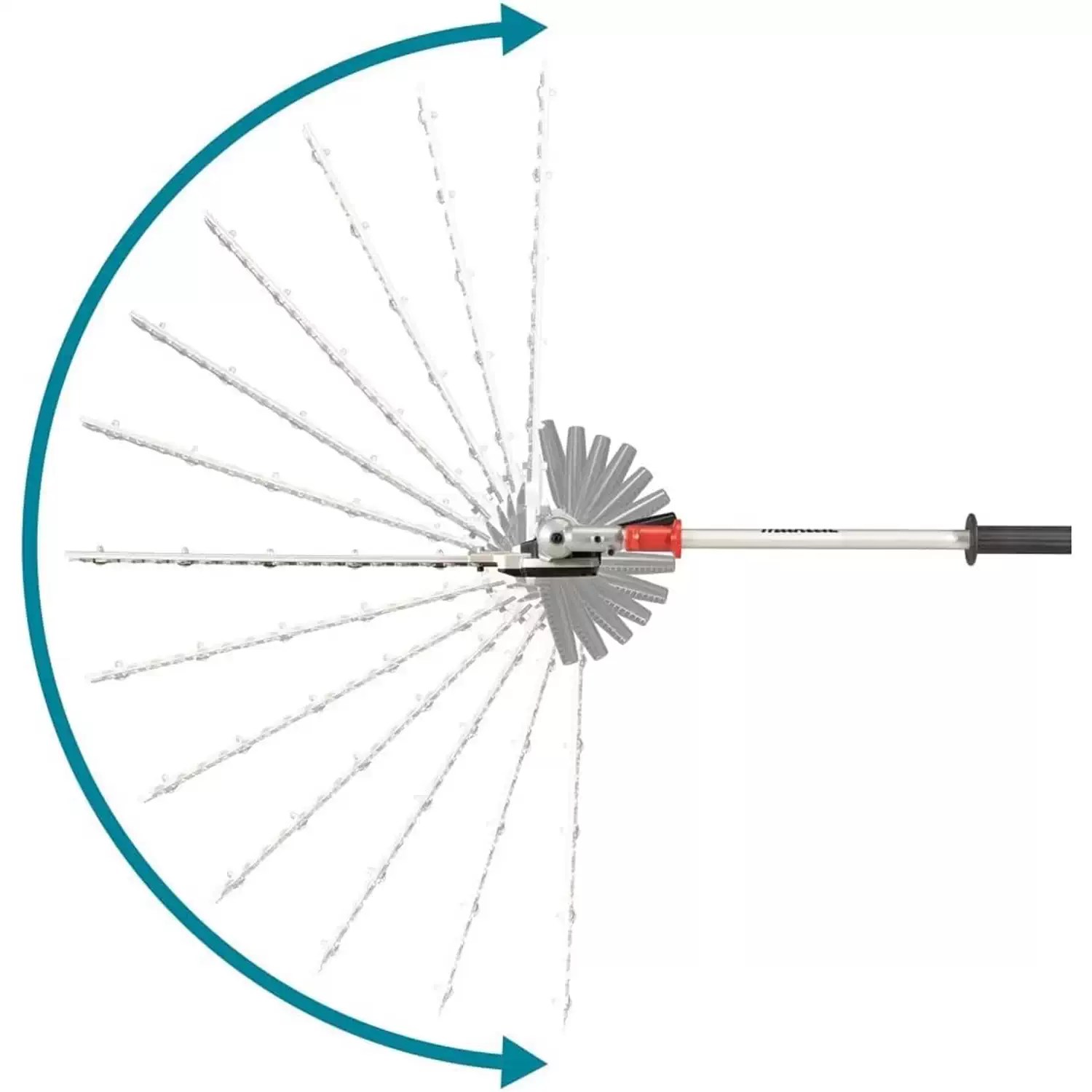 Makita EN402MP 19-3/4" Pole Hedge Trimmer Attachment for Split Shaft Multi-Tool System