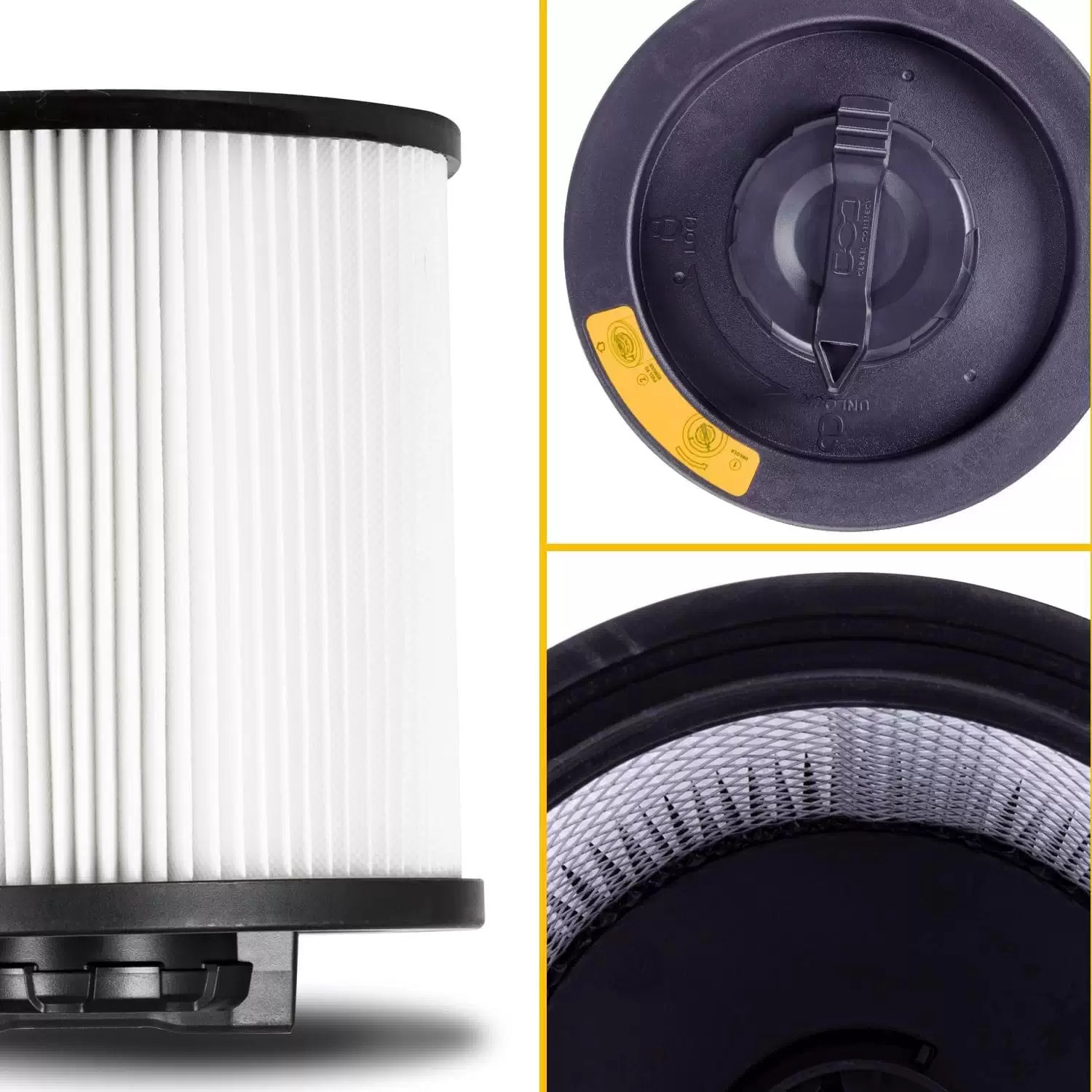 Dewalt DXVC6910 Standard Dust Cartridge Filter for 6-16 Gallon Wet/Dry Vacuums